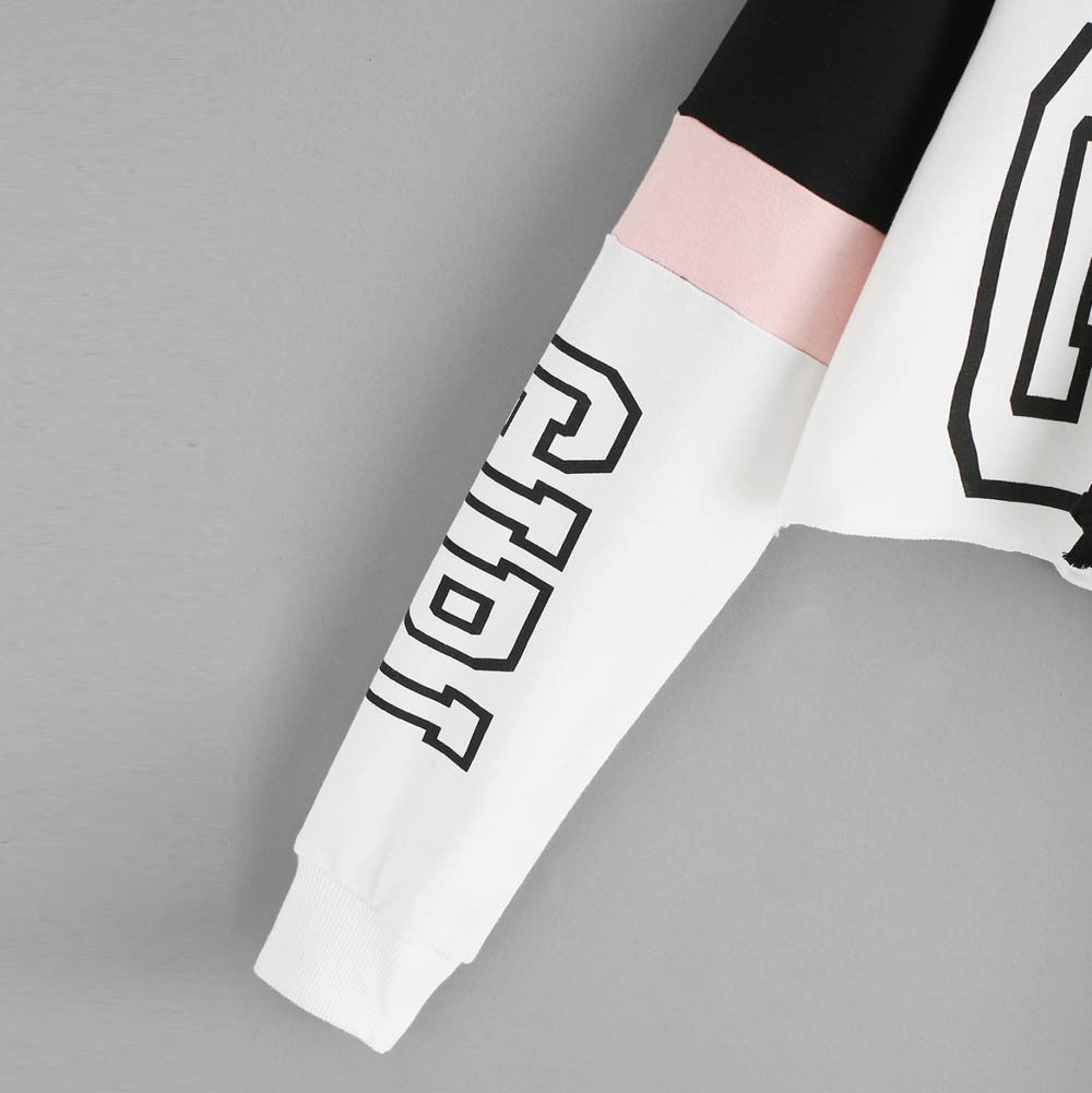 Crop Top Hoodie Sweatshirt Hoodies