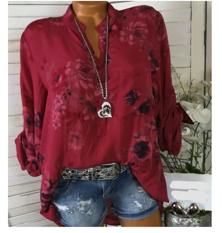 5XL Size Summer Tops Women Blouse